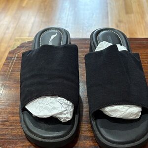 Montego Bay Club Black Slide Sandals